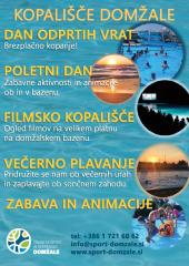 Kopališče Domžale - program
